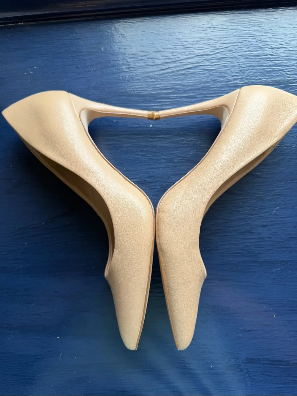 Steve Madden Noir Beige Pointed-Toe Pumps - Size 8
